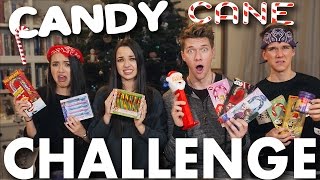 CANDY CANE CHALLENGE  BEAN BOOZLED CHALLENGE Merrell Twins vs Key Bros  Collins Key [upl. by Airrej]