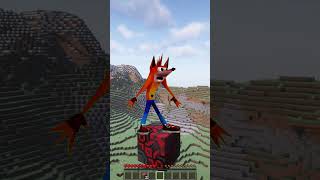 Sprunki Clukr Phase 4 vs Crash Bandicoot in Minecraft [upl. by Aikemahs]