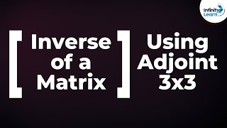 Inverse of a 3x3 Matrix using Adjoint  Dont Memories [upl. by Victorie]