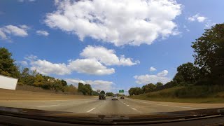 WinstonSalem NC Highway Driving Tour ★ I40 US 52 to I74 [upl. by Eggleston]