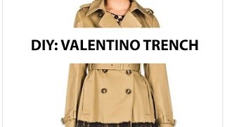 DIY Gabardina al estilo Valentino [upl. by Annelak745]