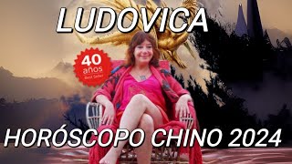 LUDOVICA SQUIRRU HORÓSCOPO CHINO 2024 [upl. by Anetsirk]