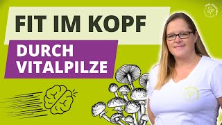 FIT IM KOPF 🚀 mit den Vitalpilzen Hericium Cordyceps und Chaga [upl. by Nolyd]