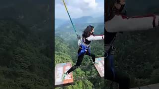 Funny And Exciting Collection funny bungee shorts ytshortsyoutubeshortsyoutube bungeejumping [upl. by Ayhdiv]