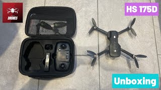 Holy Stone HS175D  unboxing  best beginner drones 2022 [upl. by Nickerson]