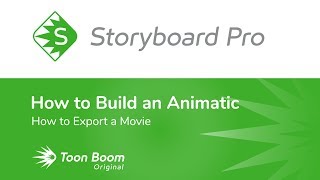 How to Export to Movie with Storyboard Pro [upl. by Vivia]