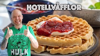 Belgiska våfflor  Hotellvåfflor [upl. by Pastelki67]