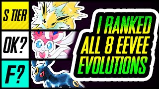 I Ranked ALL 8 Eevee Evolutions  Pokemon  Mr1upz [upl. by Keyte]