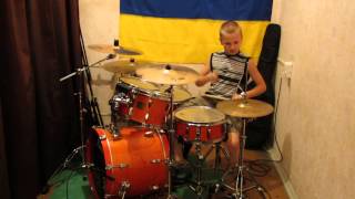 Asche zu Asche  Rammstein  Drum Cover  Drummer Daniel Varfolomeyev 10 year [upl. by Amye]