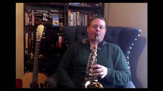 The Wassailing Song Saxophone Solo [upl. by Allianora973]