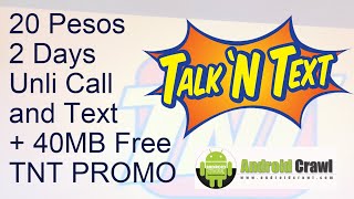 TNT 20 Pesos Promo ALLNET 20 50MB Data  Unli Call All Network [upl. by Hestia110]