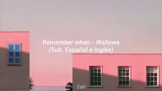 Wallows  Remember when Sub Español  Lyrics [upl. by Llennaj]