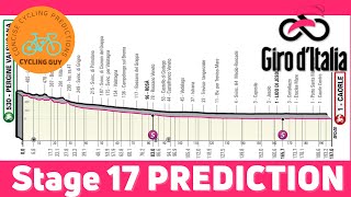 Giro dItalia 2023 Stage 17 PREVIEW  FAVOURITES  PREDICTION [upl. by Samantha114]