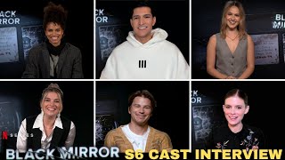 Black Mirror Season 6 Cast Interview [upl. by Dasa]