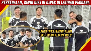 SEJAM BARU TIBA KEVIN DIKS LANGSUNG GABUNG LATIHAN PERDANA TIMNAS INDONESIA [upl. by Latini]