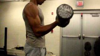 50lb Dumbbell curl 4 reps [upl. by Micheal]