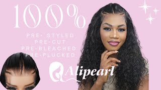 GAME CHANGER  Pre Braided Frontal Wig Install  Alipearl  Beginner Friendly [upl. by Danialah]