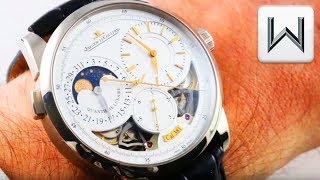 JaegerLeCoultre Duometre A Quantieme Lunaire Q6043420 Luxury Watch Review [upl. by Sue]