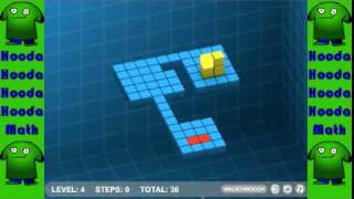 Dublox Walkthrough Levels 15  HoodaMathcom [upl. by Hamlin]