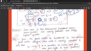 hydrodynamics msc 2nd yr maths part2 [upl. by Nyrat]