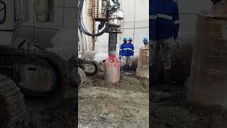 Rotary rock drilling machinne bit good tools and machinery make worrk easy [upl. by Sacci]