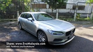 2017 Volvo V90 T5 Super In Depth Review by Evo Malaysia  Bobby Ang [upl. by Arand]