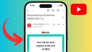 Your US tax form expires at the end of 2024  It’s time to refresh your US tax form  Your US tax [upl. by Kokoruda220]