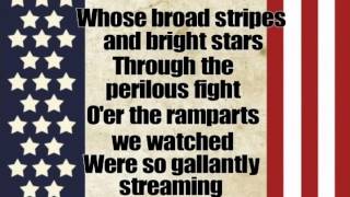 Star Spangled Banner with Lyrics [upl. by De Witt]