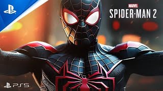 Marvels SpiderMan 2 PS5 4K 60FPS HDR Gameplay Free Roamspiderman2game [upl. by Eiramnaej]