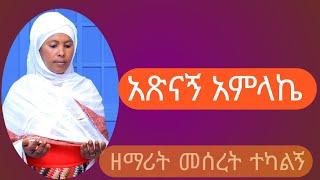 zemarit meseret tekalegn addis mezmur atsnagn amlake  ዘማሪት መሰረት ተካልኝ አዲስ ዝማሬ አጽናኝ አምላኬ [upl. by Elidad]