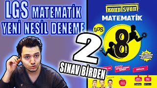 YENİ SERİ  LGS MATEMATİK DENEME TAM 40 SORU  NEWTON YAYINLARI KONDİSYON DENEMELERİ 12 [upl. by Tiffany204]