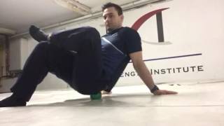 Trigger Point Release for Glutes  Piriformis with Spikey Ball [upl. by Ybrik634]