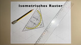 Isometrisches Raster zeichnen [upl. by Nanor655]