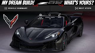 2023 C8 Corvette Z06 Visualizer Walkthrough MY DREAM build Z07 Whats YOURS [upl. by Zel742]