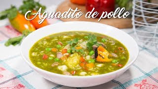 COMO PREPARAR AGUADITO DE POLLO CON MENUDENCIAS  COMIDA PERUANA  RECETA DE ACOMERPE [upl. by Perpetua]