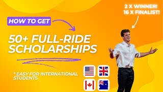 50 Full Ride Scholarships You Can Apply For as International Students [upl. by Eleazar]