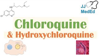 Chloroquine amp Hydroxychloroquine  Mechanism of Action Targets Malaria Adverse Effects [upl. by Myrlene]