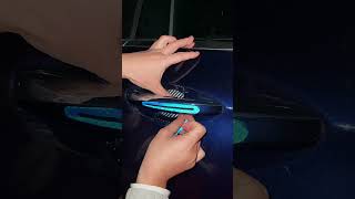 Car door handle guard warning sticker car automobile diy reflective luminouse [upl. by Eserahs3]