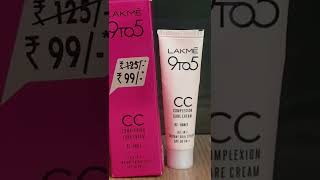 Lakme 9 to 5 CC cream shade 02 Honey [upl. by Zelle]