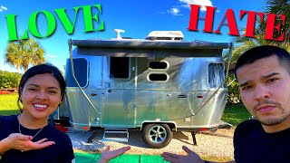 5 Things We Love and Hate About Our 2020 Airstream Caravel 16Rb [upl. by Ylrebme]