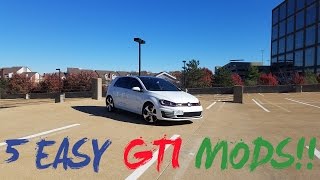 5 Easy GTI mods [upl. by Enomal]