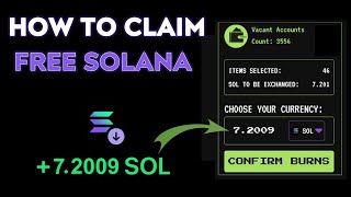 How To Claim Free Solana Reclaim Gas Fees [upl. by Baalman]