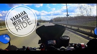 YAMAHA MT10 2022 RAW  POV  LEOVINCE [upl. by Enybor521]