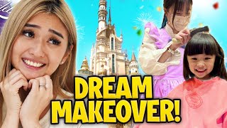 Our Daughter Gets her DREAM MAKEOVER at Disneyland [upl. by Mccutcheon]