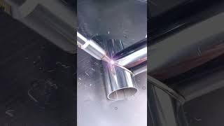 Welding effect of aircooled laser welding machine [upl. by Tennes873]