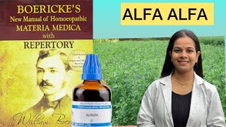 Alfa Alfa mother tincture homeopathic in Hindi [upl. by Notna433]