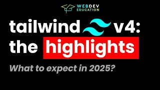 Tailwind CSS V4 What To Expect [upl. by Jodie272]
