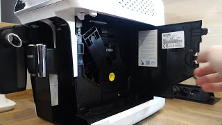 How to clean and lubricate brew unit in Philips LatteGo coffee machine  maintenance tutorial [upl. by Ayhdiv989]