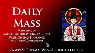 Daily Mass Friday September 20 2024 [upl. by Nnaj]