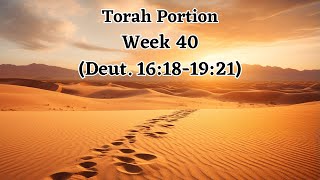 Torah Portion Deut 16181921 [upl. by Reniar901]